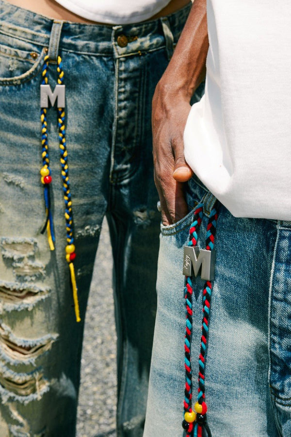 MEDM Distressed Washed Denim - COPPING THREADS - MEDM