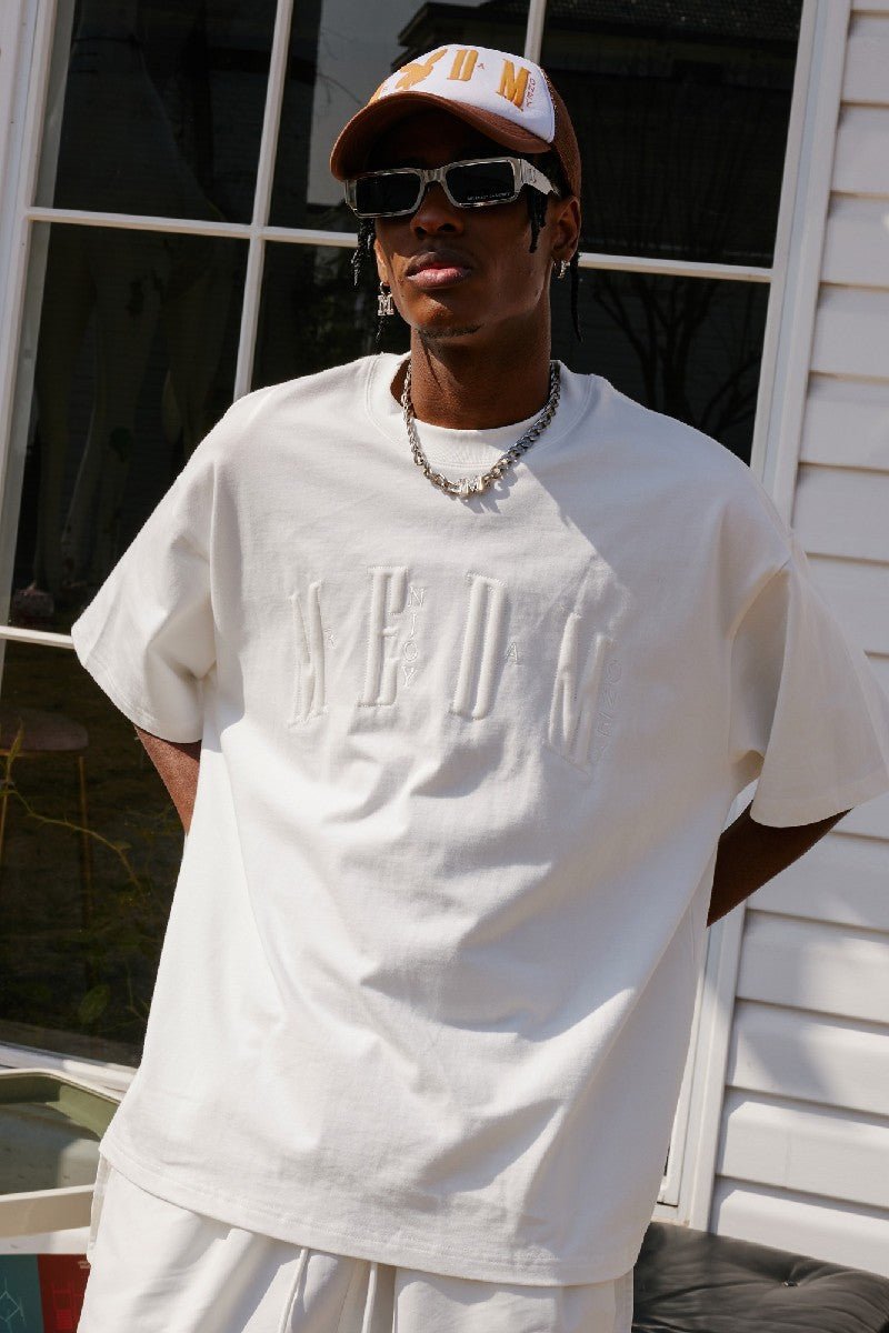 MEDM Embossed Logo Tee - COPPING THREADS - MEDM