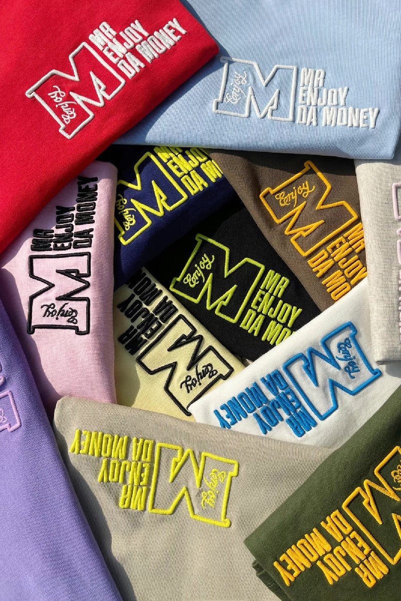 MEDM Embroidered Embossed Logo Tee - COPPING THREADS - MEDM