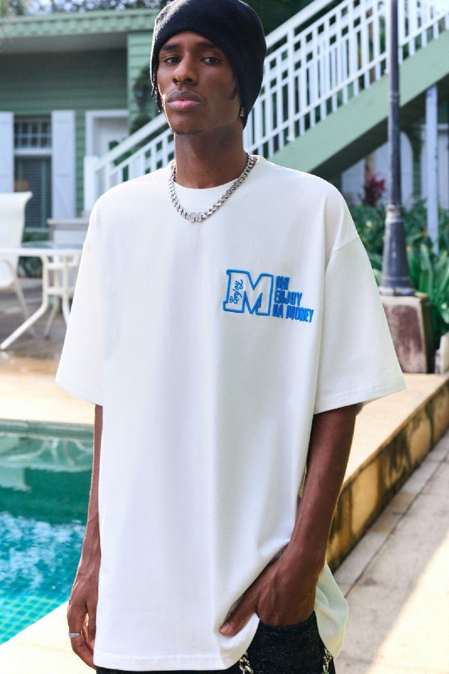 MEDM Embroidered Embossed Logo Tee Main Image
