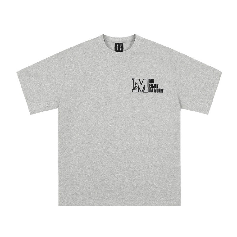MEDM Embroidered Embossed Logo Tee - COPPING THREADS - MEDM