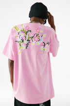 MEDM Embroidered Flowers Logo Tee - COPPING THREADS - MEDM