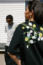 MEDM Embroidered Flowers Logo Tee - COPPING THREADS - MEDM