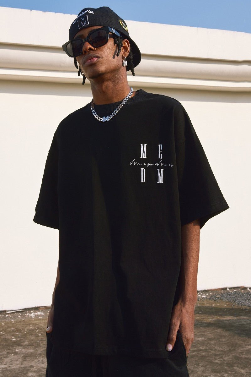 MEDM Embroidered Logo Tee - COPPING THREADS - MEDM