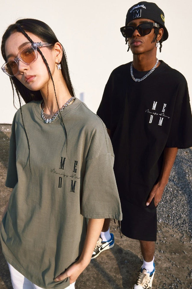 MEDM Embroidered Logo Tee - COPPING THREADS - MEDM Hover Image