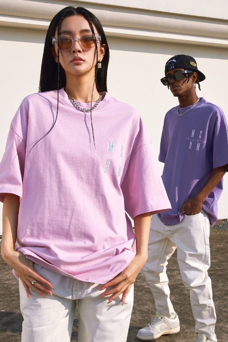 MEDM Embroidered Logo Tee - COPPING THREADS - MEDM