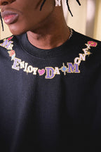 MEDM Embroidered Neck Logo Tee - COPPING THREADS - MEDM