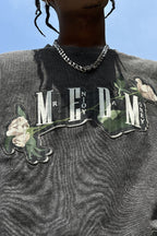 MEDM Embroidered Rose Logo Tee - COPPING THREADS - MEDM