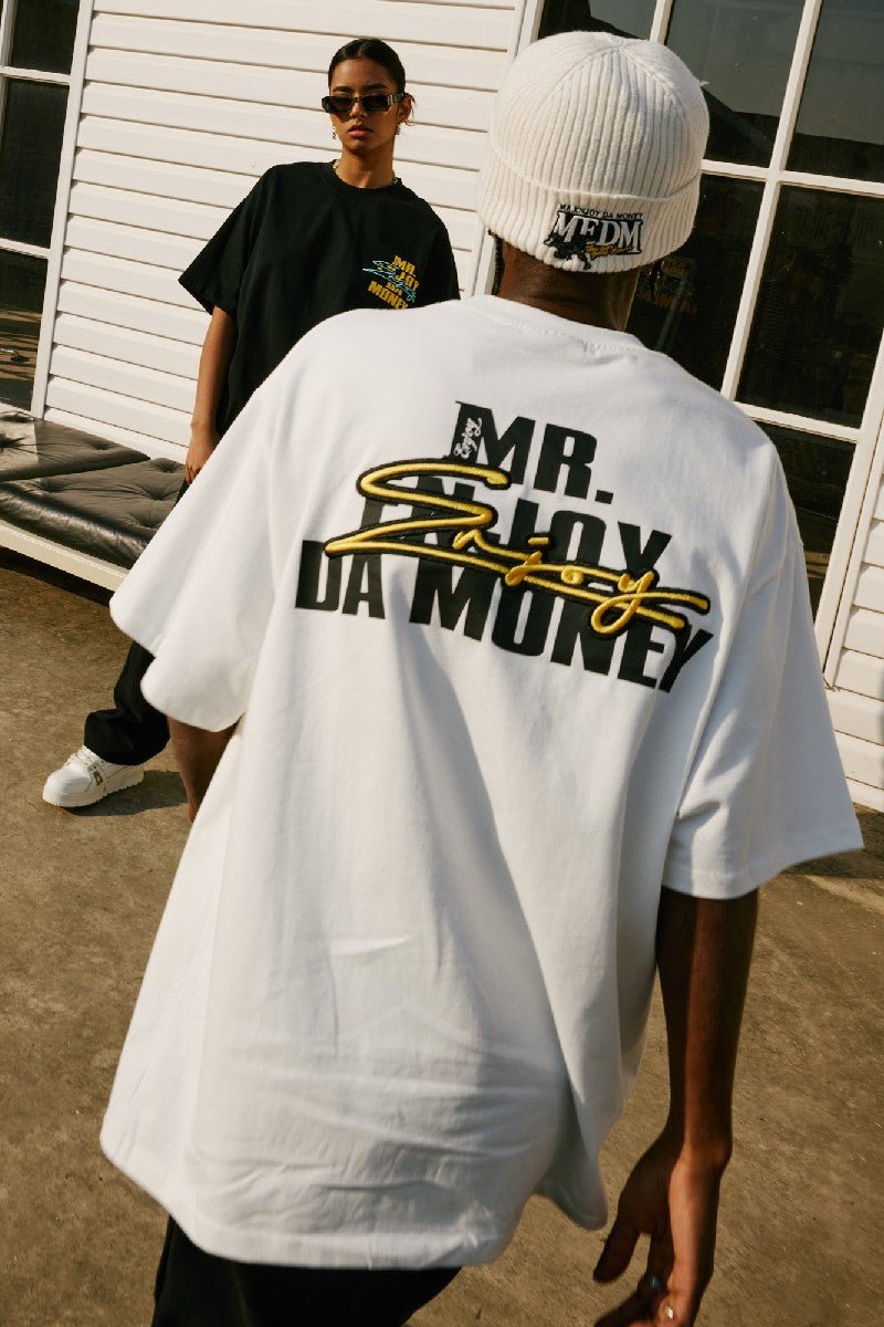 MEDM Embroidered Signature Logo Tee - COPPING THREADS - MEDM