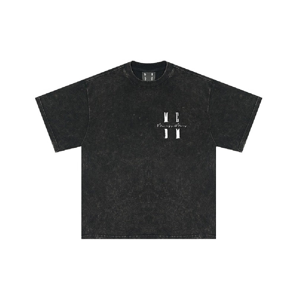 MEDM Embroidered Washed Logo Tee - COPPING THREADS - MEDM