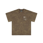 MEDM Embroidered Washed Logo Tee - COPPING THREADS - MEDM