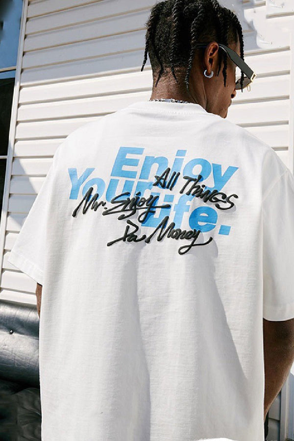 MEDM Enjoy Print Tee - COPPING THREADS - MEDM
