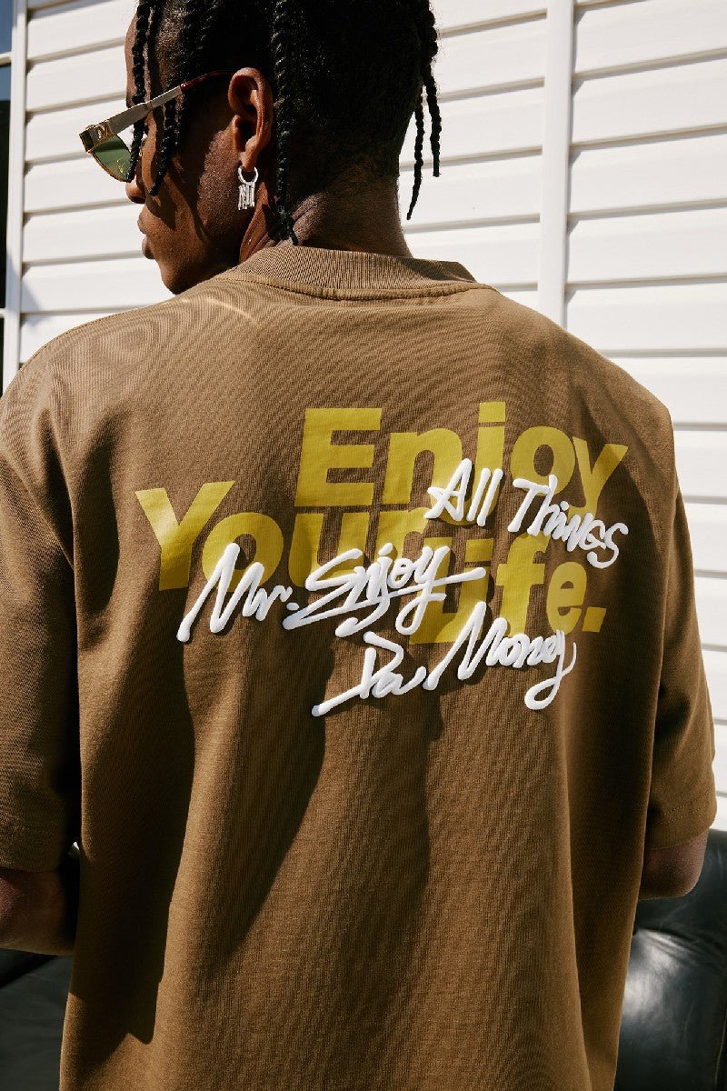 MEDM Enjoy Print Tee - COPPING THREADS - MEDM