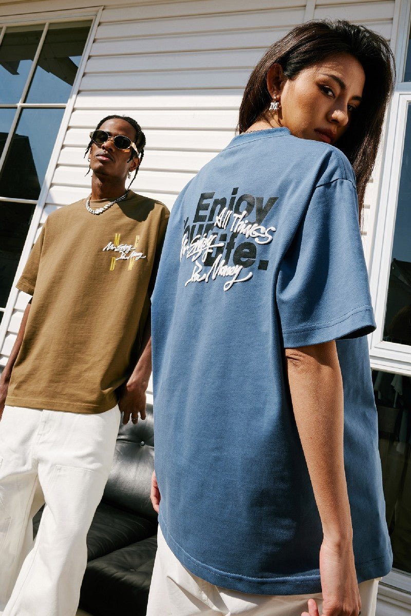 MEDM Enjoy Print Tee - COPPING THREADS - MEDM 메인 이미지