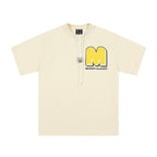 MEDM Flower Foam Print Logo Tee - COPPING THREADS - MEDM
