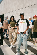 MEDM Foam Print Logo Tee - COPPING THREADS - MEDM