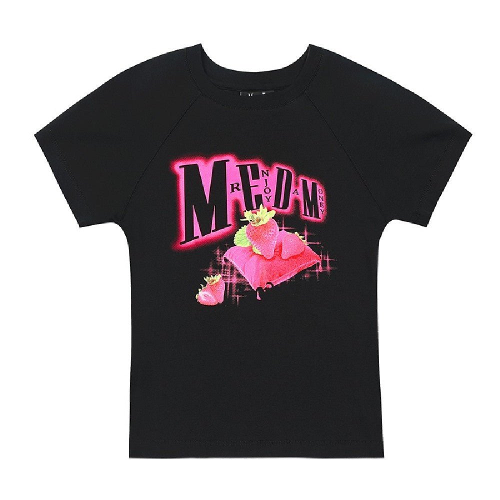 MEDM Fruit Print Logo Tee - COPPING THREADS - MEDM