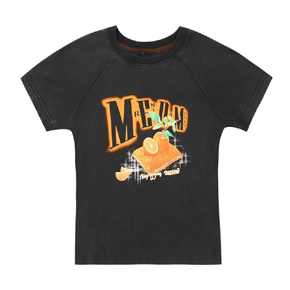 MEDM Fruit Print Logo Tee - COPPING THREADS - MEDM