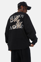 MEDM Leopard Logo Long Sleeve Tee - COPPING THREADS - MEDM