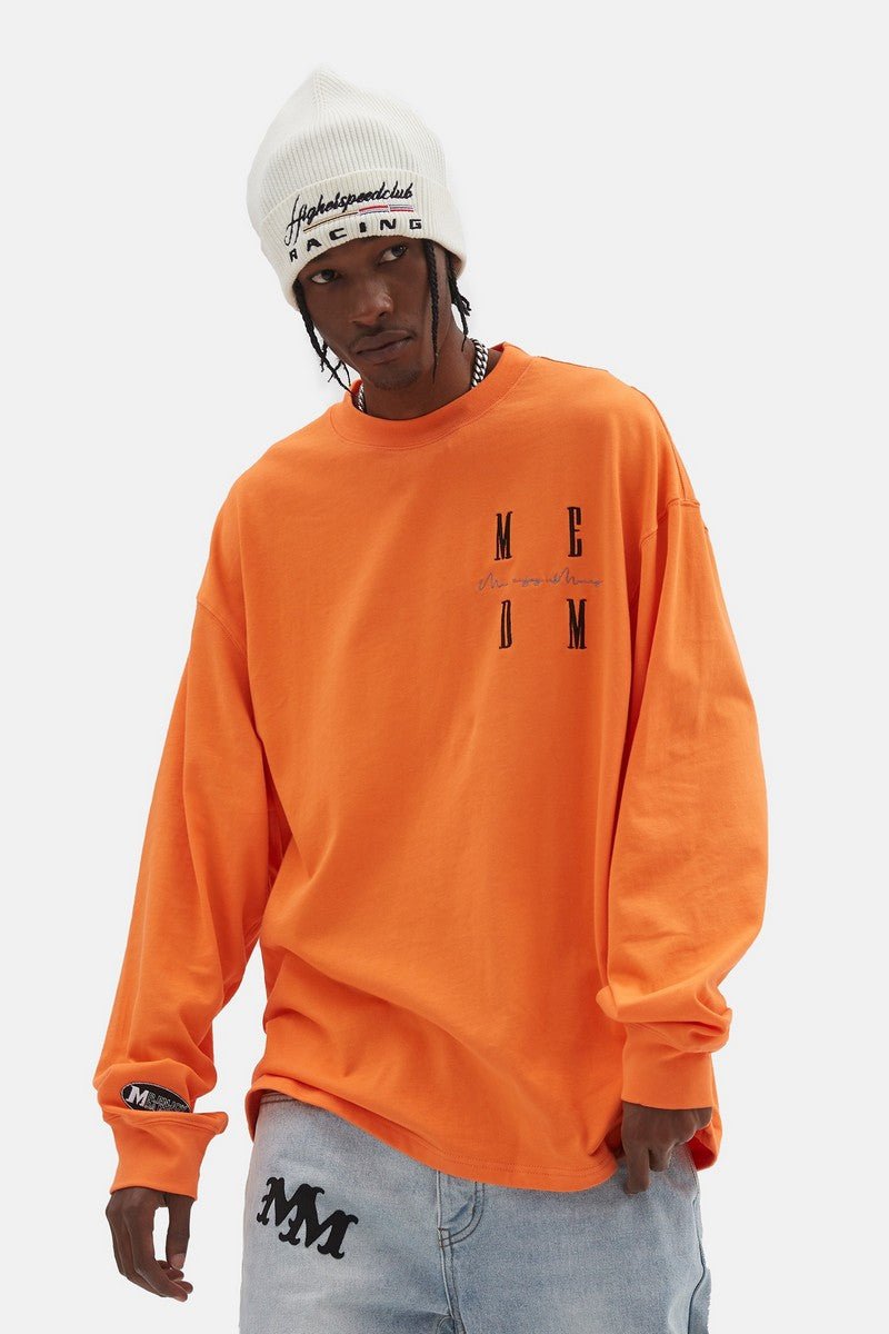 MEDM Logo Basic Long Sleeve Tee - COPPING THREADS - MEDM