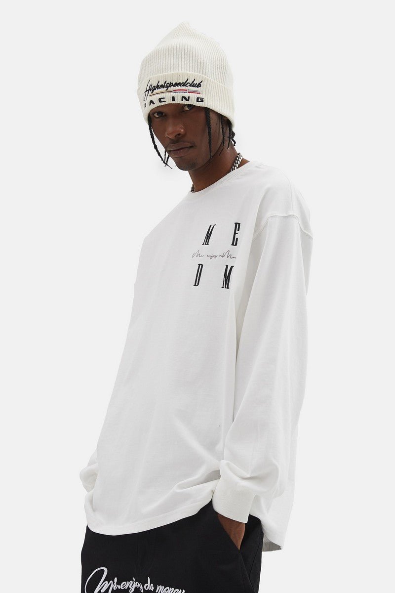 MEDM Logo Basic Long Sleeve Tee - COPPING THREADS - MEDM