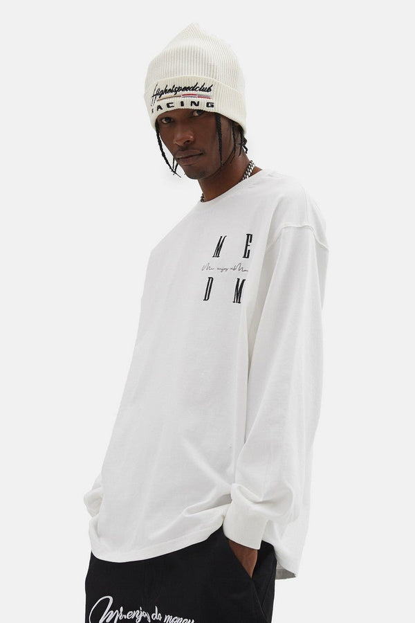 MEDM Logo Basic Long Sleeve Tee - COPPING THREADS - MEDM
