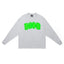 MEDM Neon Lights Logo Embroidered Long Sleeve Tee - COPPING THREADS - MEDM