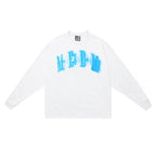 MEDM Neon Lights Logo Embroidered Long Sleeve Tee - COPPING THREADS - MEDM