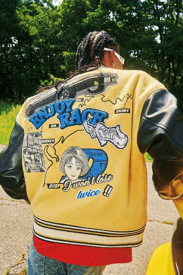 MEDM Racing Varsity Jacket - COPPING THREADS - MEDM