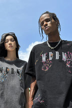 MEDM Ruined Washed Logo Tee - COPPING THREADS - MEDM