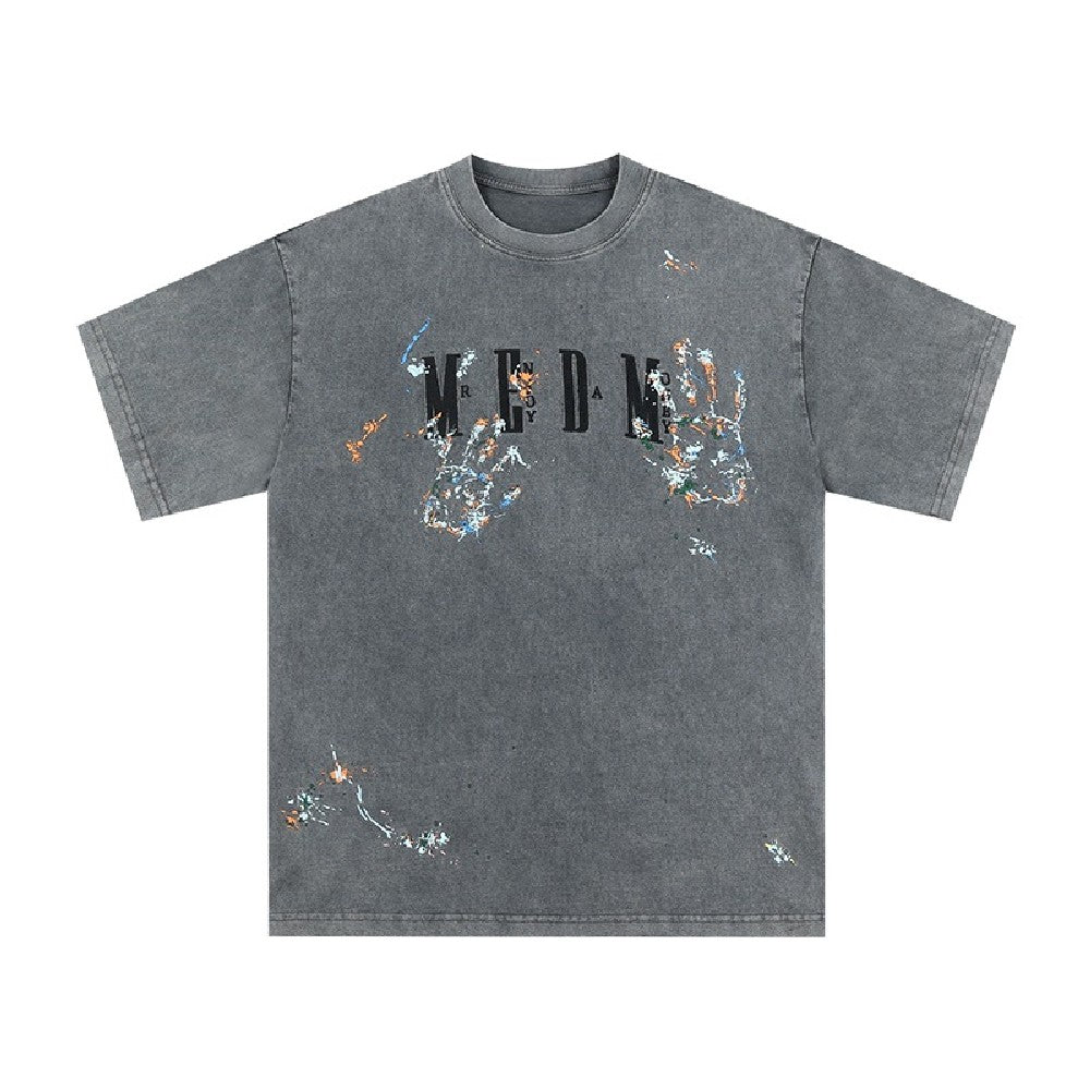 MEDM Ruined Washed Logo Tee - COPPING THREADS - MEDM