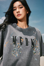 MEDM Ruined Washed Logo Tee - COPPING THREADS - MEDM