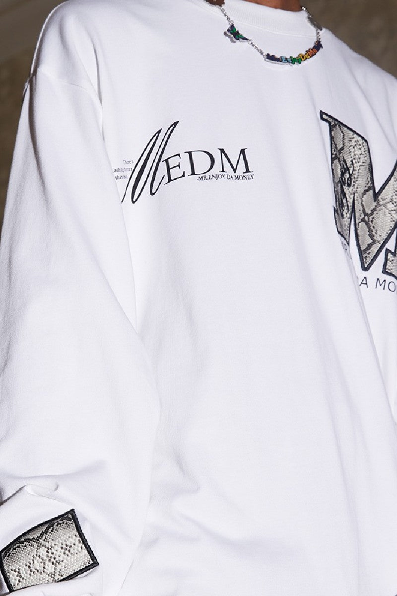 MEDM Snake Logo Long Sleeve Tee - COPPING THREADS - MEDM