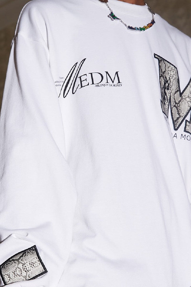 MEDM Snake Logo Long Sleeve Tee Main Image