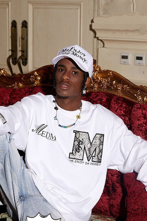 MEDM Snake Logo Long Sleeve Tee - COPPING THREADS - MEDM