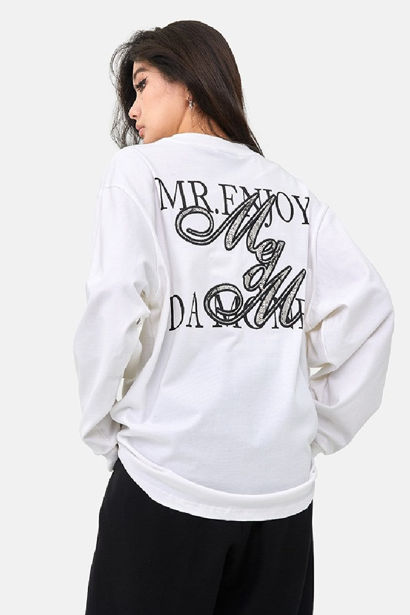MEDM Snake Logo Long Sleeve Tee - COPPING THREADS - MEDM