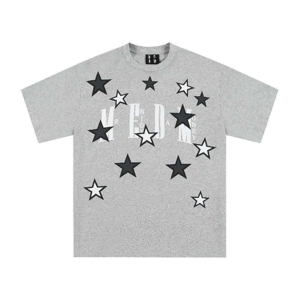 MEDM Stars Print Logo Tee - COPPING THREADS - MEDM