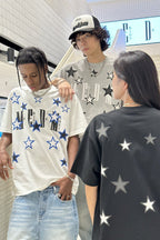 MEDM Stars Print Logo Tee - COPPING THREADS - MEDM