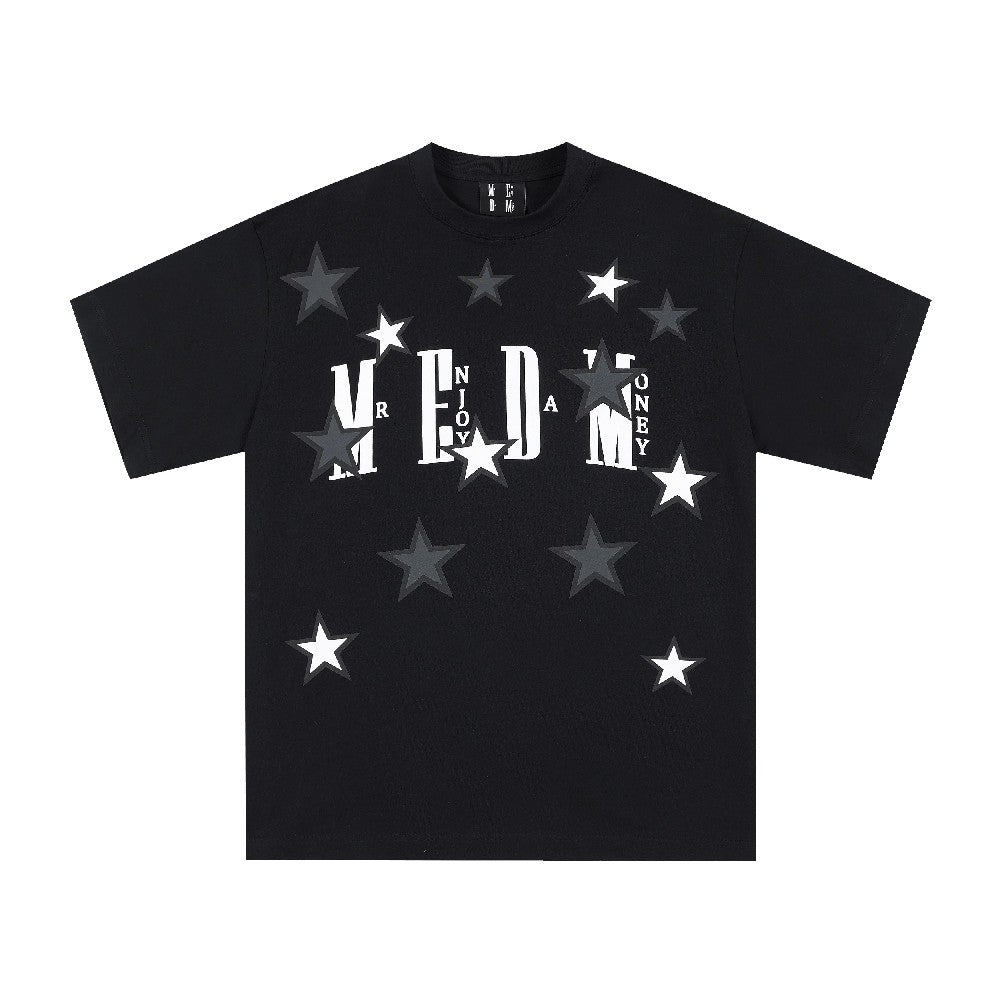 MEDM Stars Print Logo Tee - COPPING THREADS - MEDM