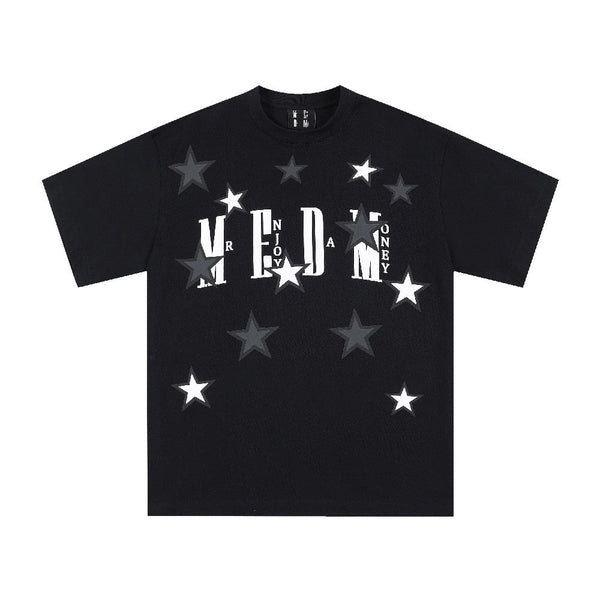 MEDM Stars Print Logo Tee - COPPING THREADS - MEDM