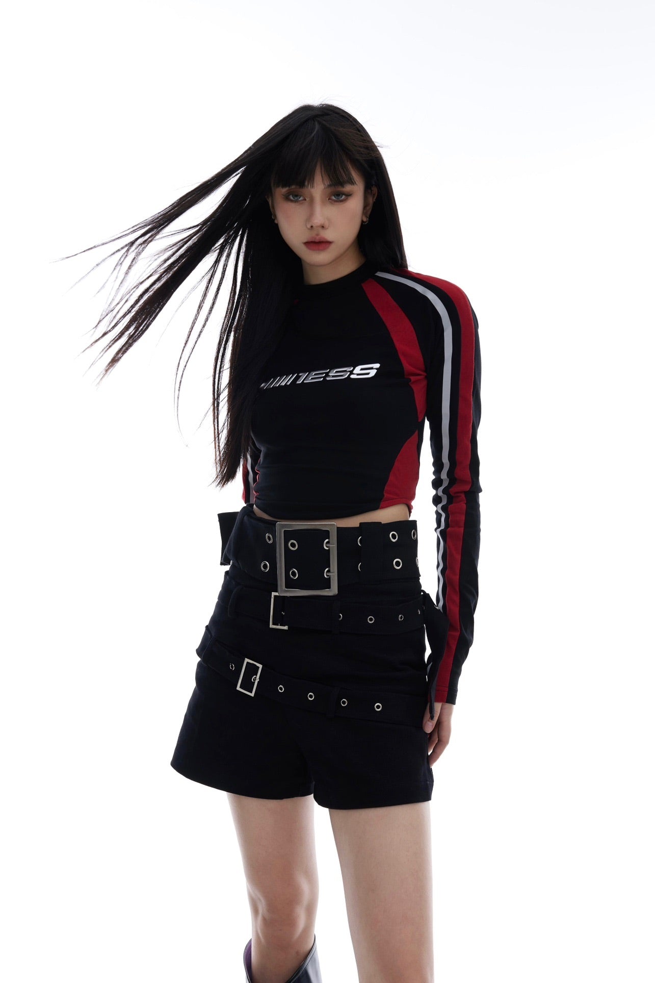 Metal Alphabet Punk Long Sleeve Tee - COPPING THREADS - CT Select Main image