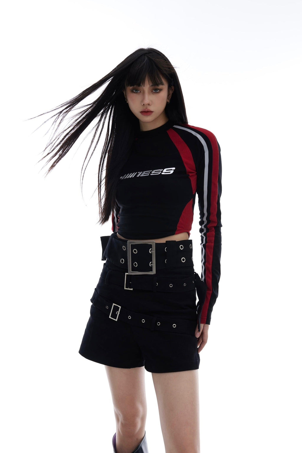 Metal Alphabet Punk Long Sleeve Tee - COPPING THREADS - CT Select