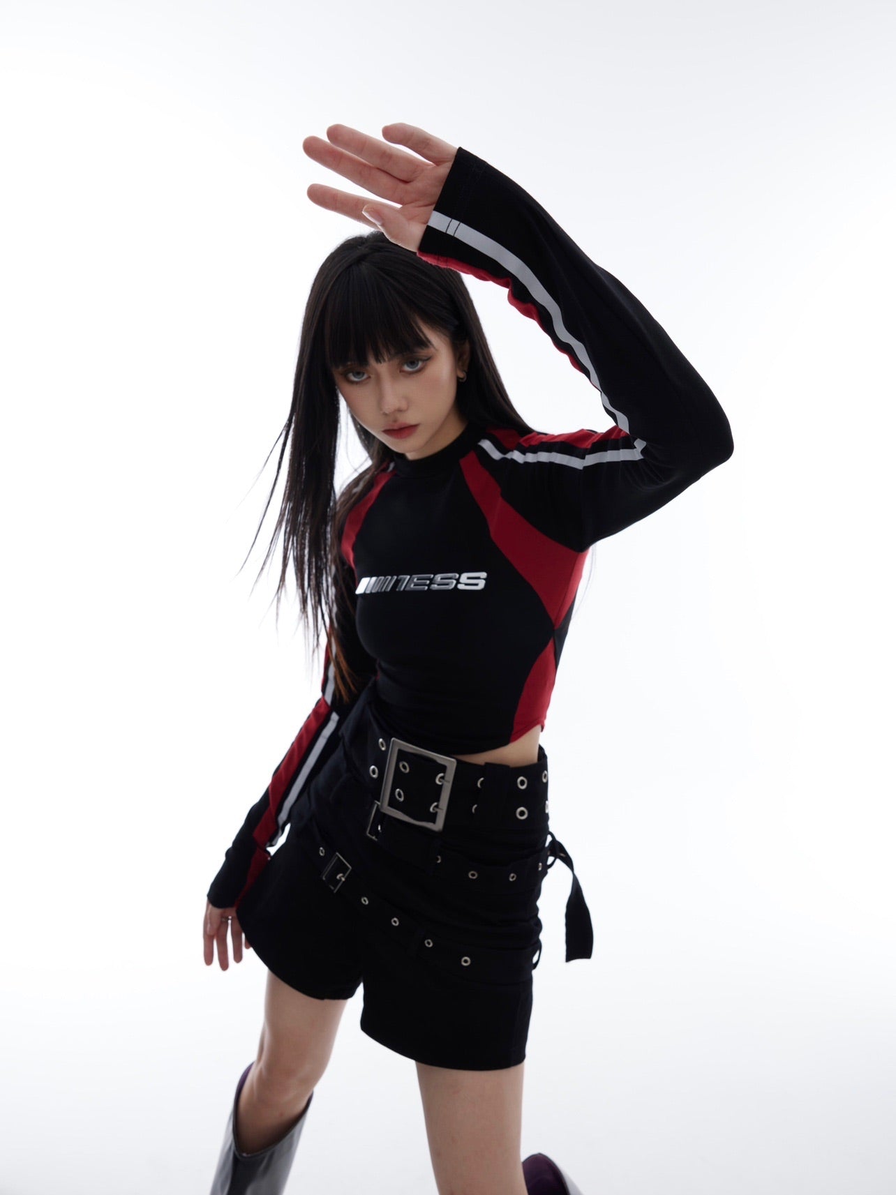 Metal Alphabet Punk Long Sleeve Tee - COPPING THREADS - CT Select