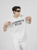 Metal Button Shoulder Pads Tee - COPPING THREADS - CT Select