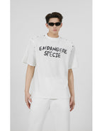 Metal Button Shoulder Pads Tee - COPPING THREADS - CT Select