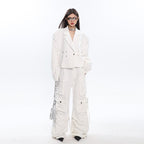 Multi - pocket Pleated Cargo Pants - COPPING THREADS - CT Select