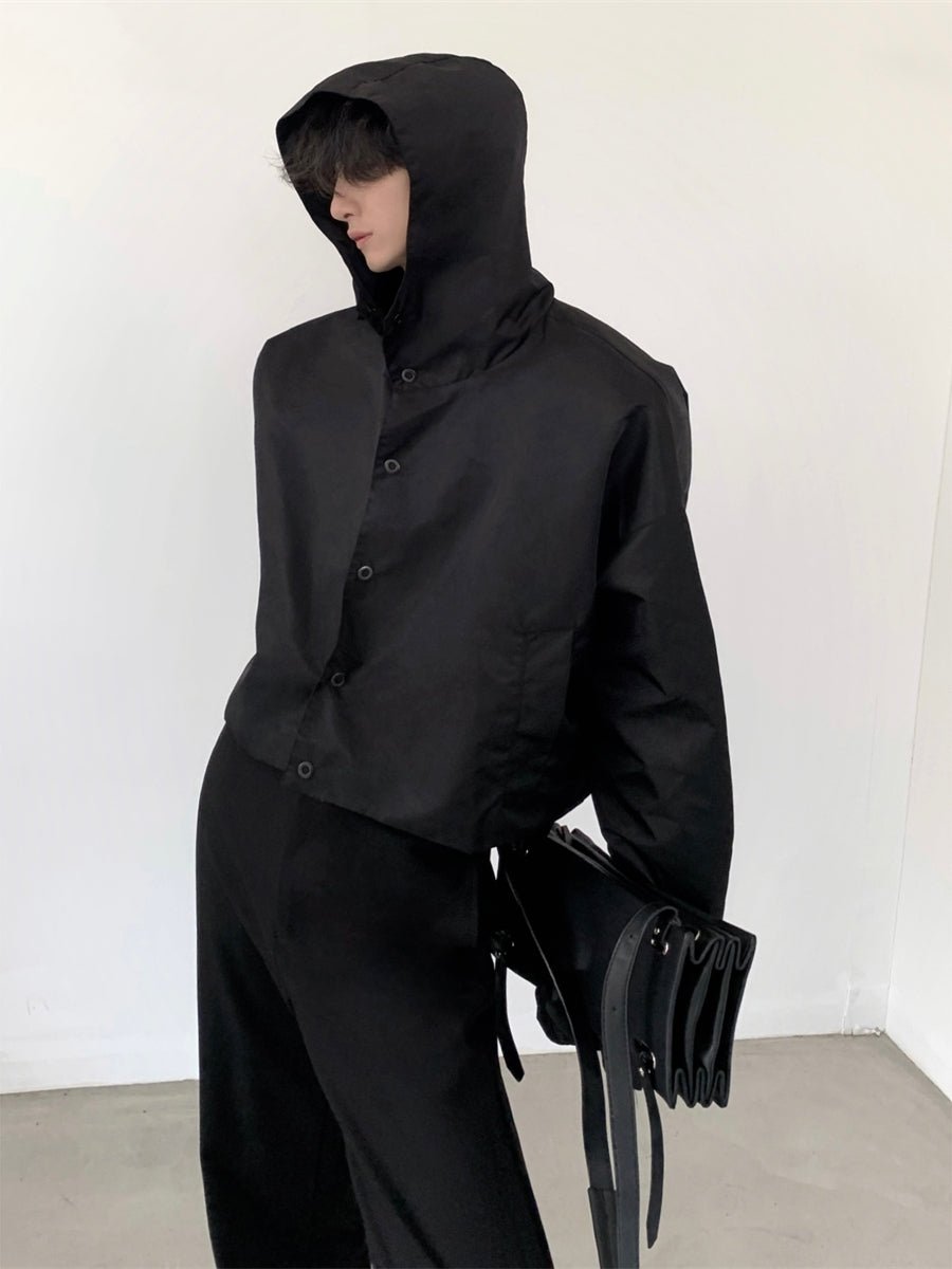 Nylon Button Hoodie - COPPING THREADS - CT Select