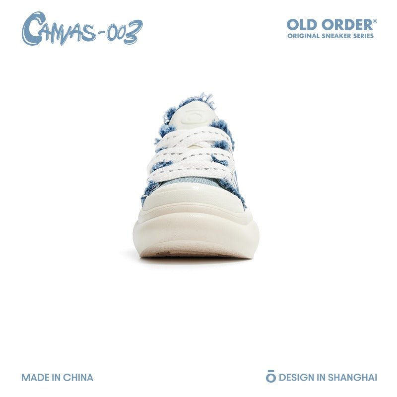 Old Order Denim Canvas 003 Sneaker Blue - COPPING THREADS - Old Order