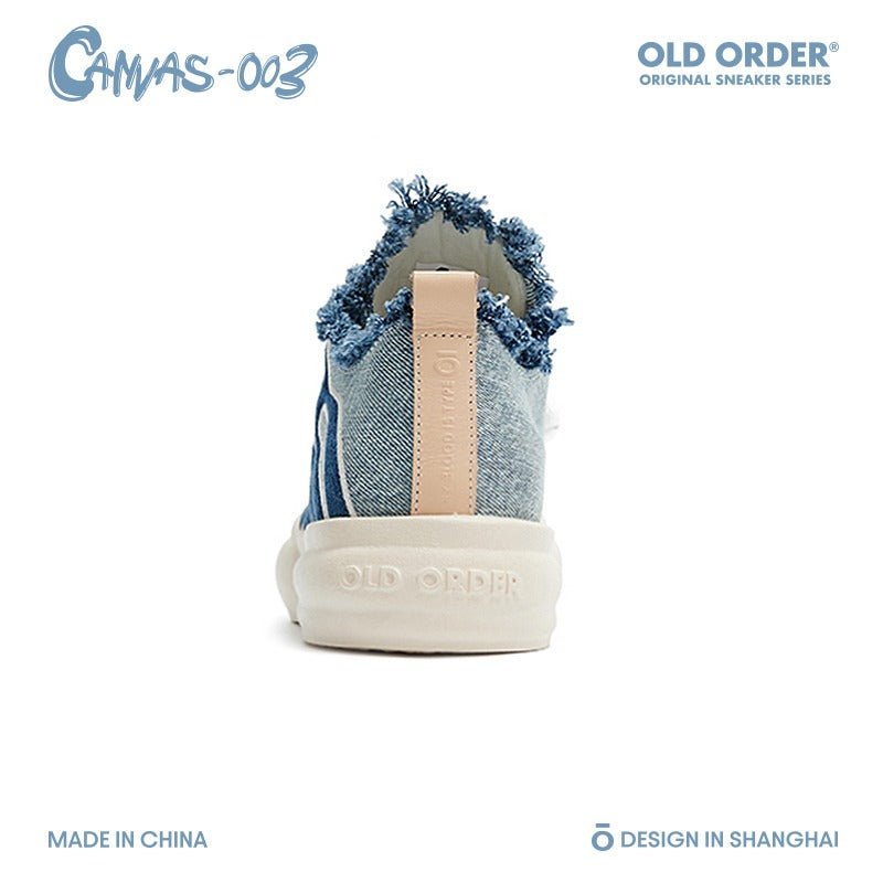 Old Order Denim Canvas 003 Sneaker Blue - COPPING THREADS - Old Order