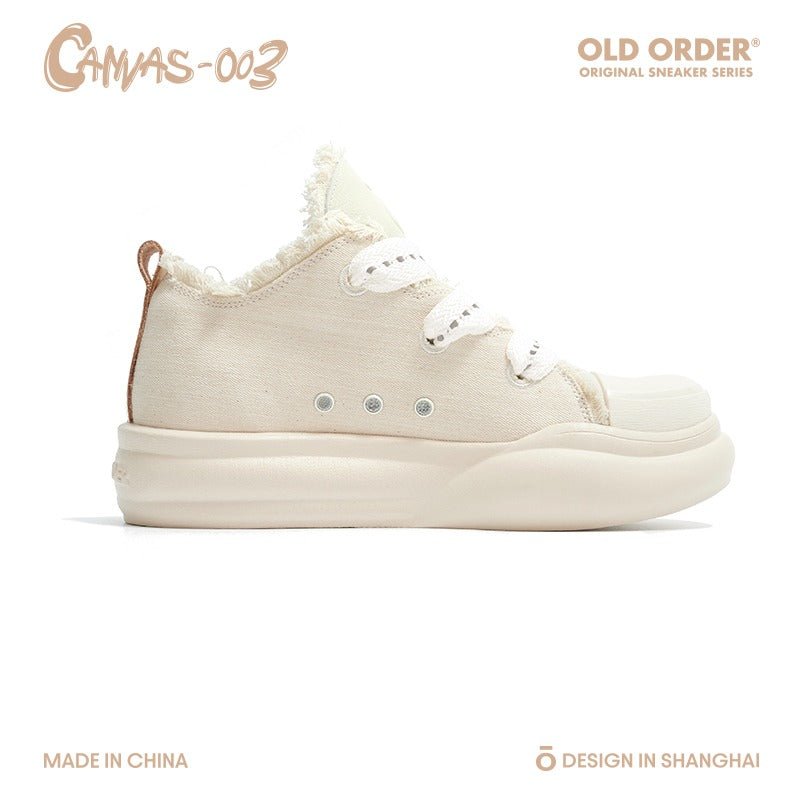 Old Order Denim Canvas 003 Sneaker White - COPPING THREADS - Old Order